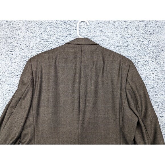 VTG Lauren Ralph Lauren Cashmere Wool Blazer Mens 40R Formal Office Career Brown - Picture 5 of 12